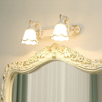 Classic Wall Lamp with Vintage Design – Aurora-White-Silver-2 Flames-State of Style