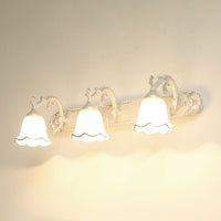 Classic Wall Lamp with Vintage Design – Aurora-White-Silver-3 Flames-State of Style