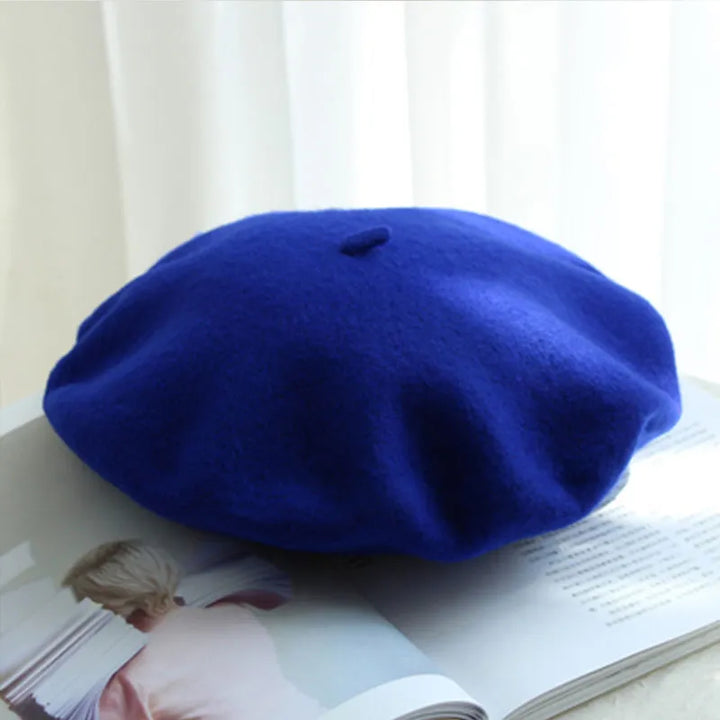 Classic Wool Beret - Marlene-Blue-State of Style