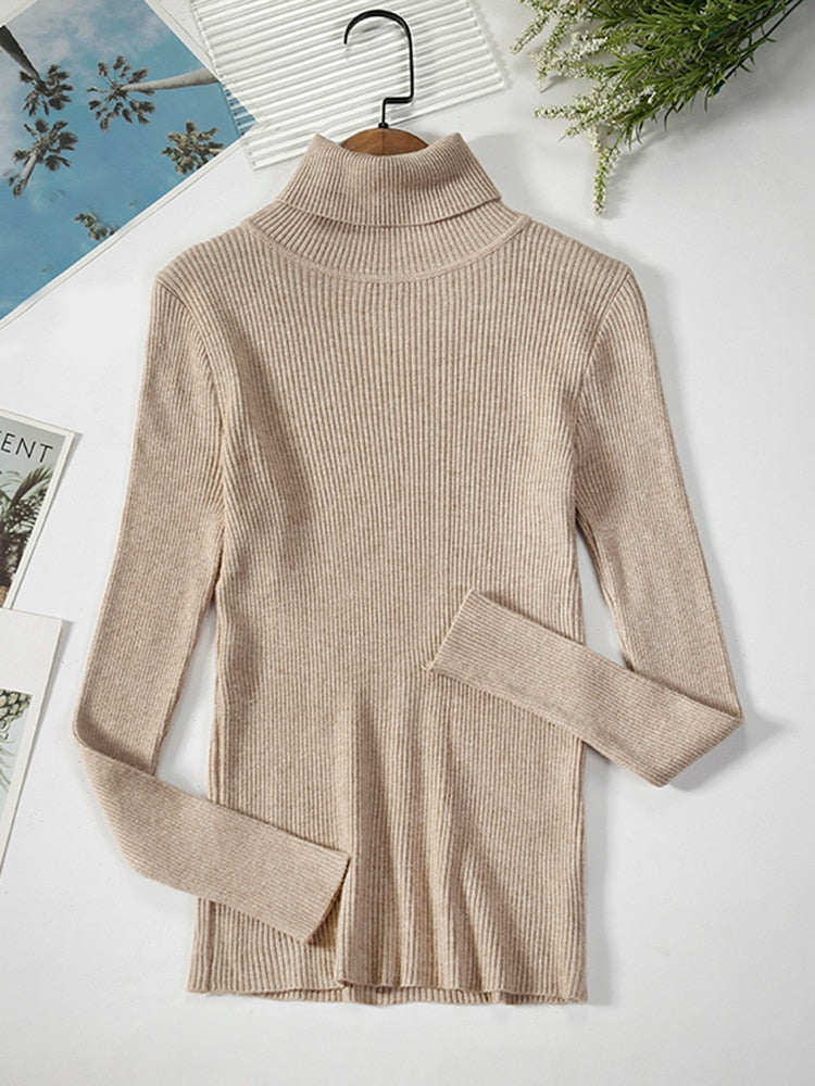 ClassSweater | Women's Pullover-Khaki-One Size-State of Style