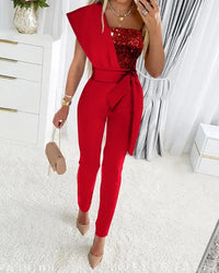 Claudia Evening Jumpsuit | Elegant, Stylish & Unique-Black Gold-S-State of Style