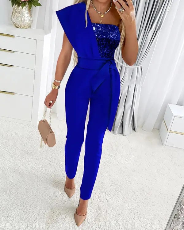 Claudia Evening Jumpsuit | Elegant, Stylish & Unique-Black Gold-S-State of Style