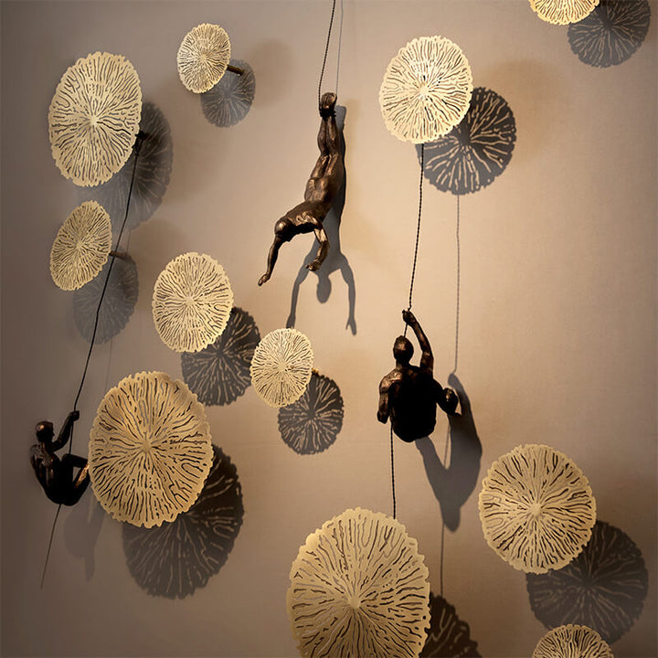 Climber Wall Sculpture – PeakFigures-Falling climber-State of Style