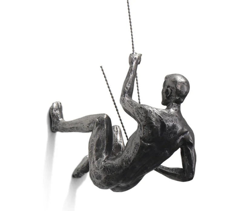 Climber Wall Sculpture – PeakFigures-Left climber-State of Style