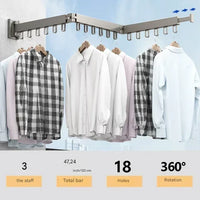 Clothes Drying Rack – Dryvo-1-folded rod black-State of Style