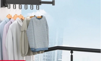 Clothes Drying Rack – Dryvo-1-folded rod black-State of Style