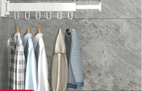 Clothes Drying Rack – Dryvo-1-folded rod white-State of Style