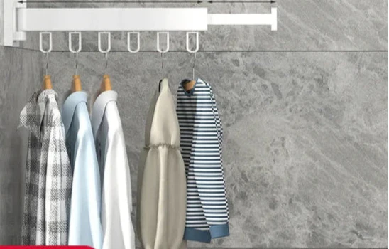 Clothes Drying Rack – Dryvo-1-folded rod white-State of Style