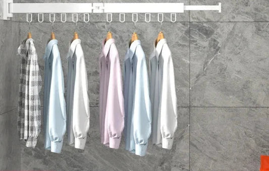 Clothes Drying Rack – Dryvo-2-fold bar white-State of Style