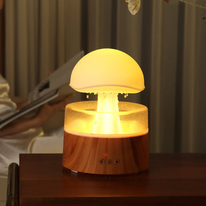 Cloud Rain Air Humidifier - RainGlow-White-State of Style