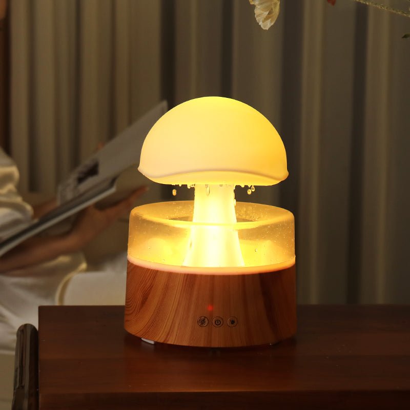 Cloud Rain Air Humidifier - RainGlow-White-State of Style