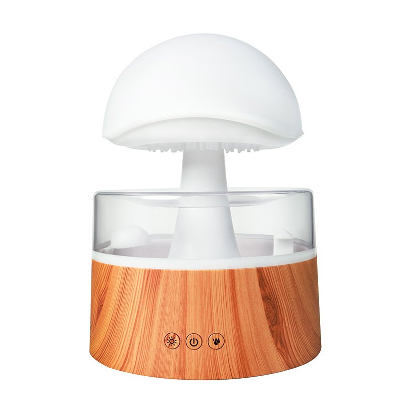 Cloud Rain Air Humidifier - RainGlow-Wood-State of Style