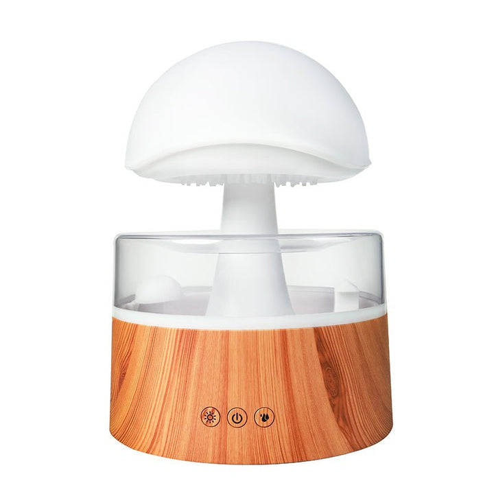 Cloud Rain Air Humidifier - RainGlow-Wood-State of Style