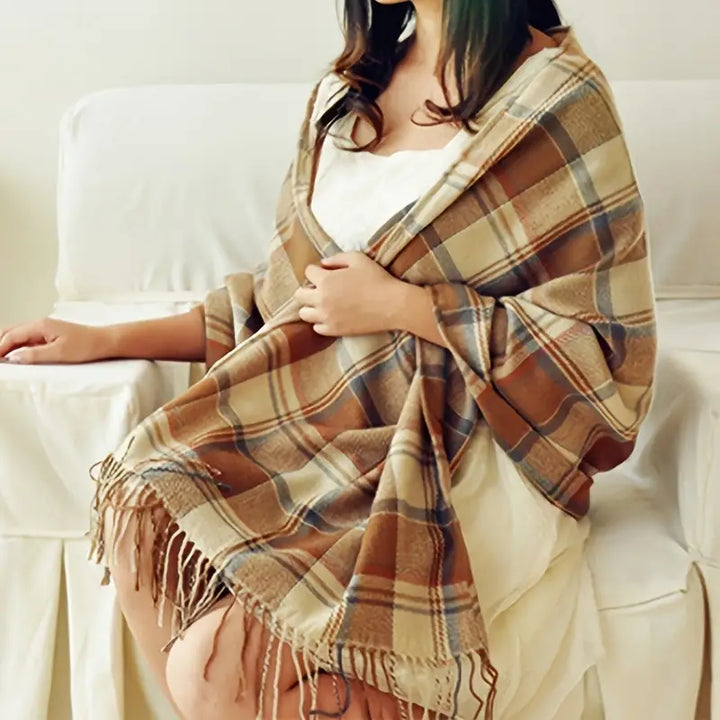 Coleen Cashmere Scarf | Soft & Stylish Winter Accessory-Beige-State of Style