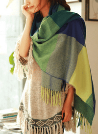 Coleen Cashmere Scarf | Soft & Stylish Winter Accessory-Green-State of Style