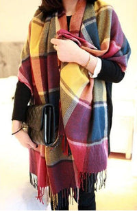 Coleen Cashmere Scarf | Soft & Stylish Winter Accessory-Rainbow 2-State of Style