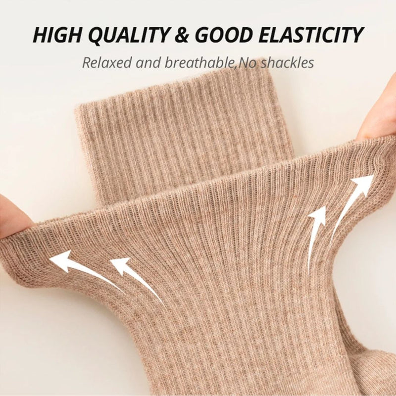 Colin Traditional Socks – 5-Pack Soft & Breathable Business Socks-Blue-State of Style