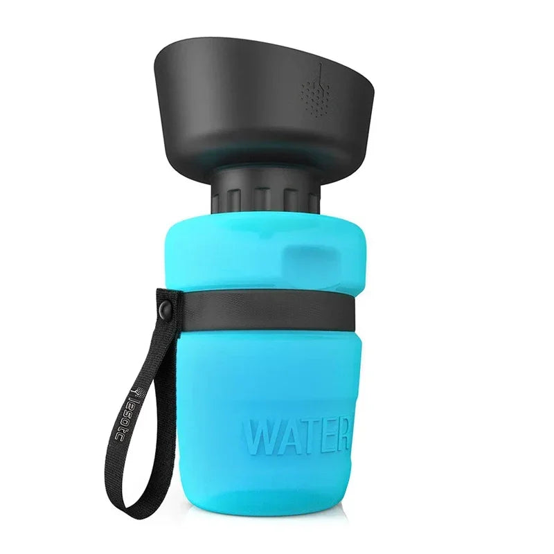 Collapsible Dog Water Bottle - PawQuench-Blue-State of Style