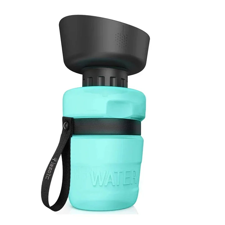 Collapsible Dog Water Bottle - PawQuench-Green-State of Style