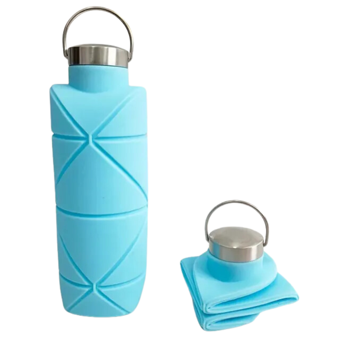 Collapsible Water Bottle 750 ML - AquaFold-Blue-State of Style