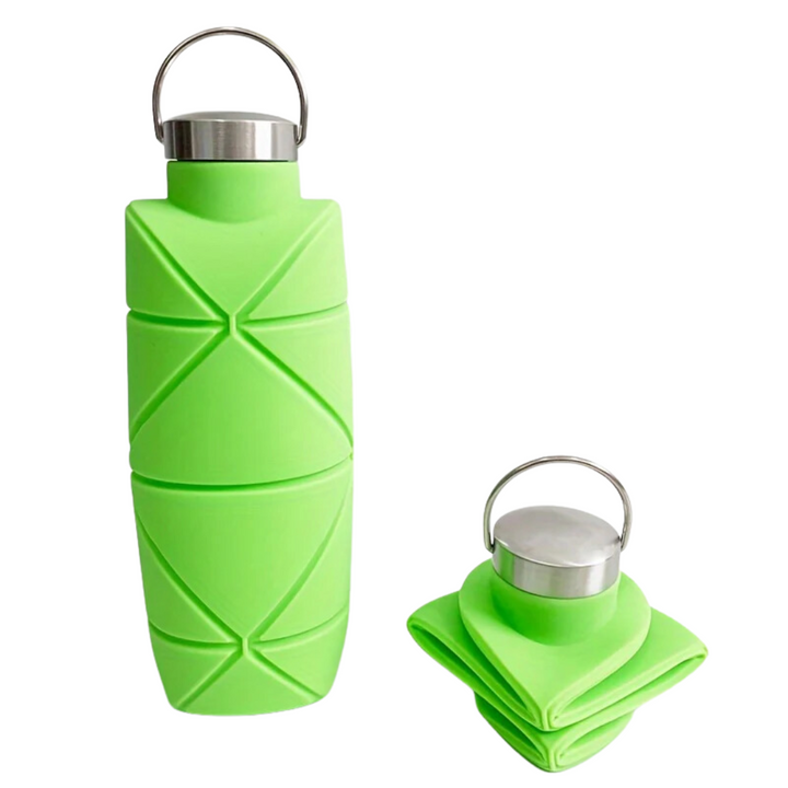 Collapsible Water Bottle 750 ML - AquaFold-Green-State of Style