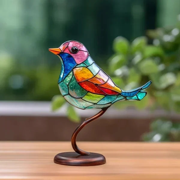 Coloured Glass Birds for Chic Interior Design - ChicGlass Birds-1 Bird-State of Style