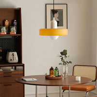Coloured Glass Pendant Light – BauLume-25 x 18 cm-Green-Red-State of Style