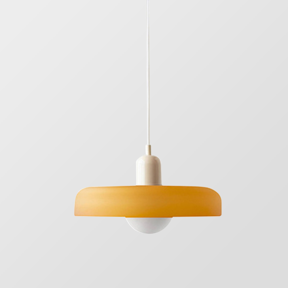 Coloured Glass Pendant Light – BauLume-25 x 18 cm-Green-Red-State of Style