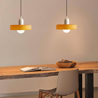 Coloured Glass Pendant Light – BauLume-25 x 18 cm-Green-Red-State of Style