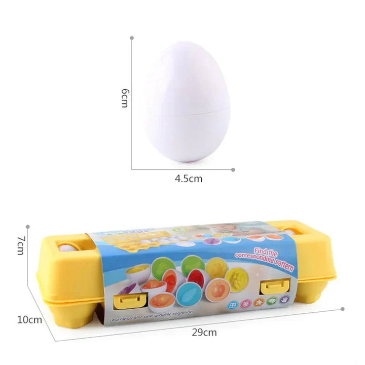 Colourful and Educational Egg Set - ColorMatch-State of Style