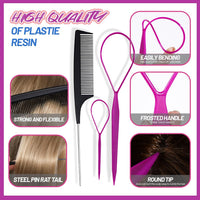 Colourful Elastic Hairbands and Accessories Set-State of Style