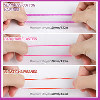 Colourful Elastic Hairbands and Accessories Set-State of Style