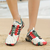 Colourful Ladies Barefoot Water Shoes - AquaStride-Brown-2.5-State of Style