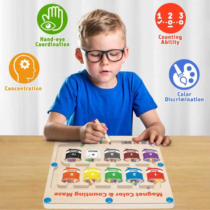 Colourful Magnetic Counting Puzzle - MagniTally-State of Style