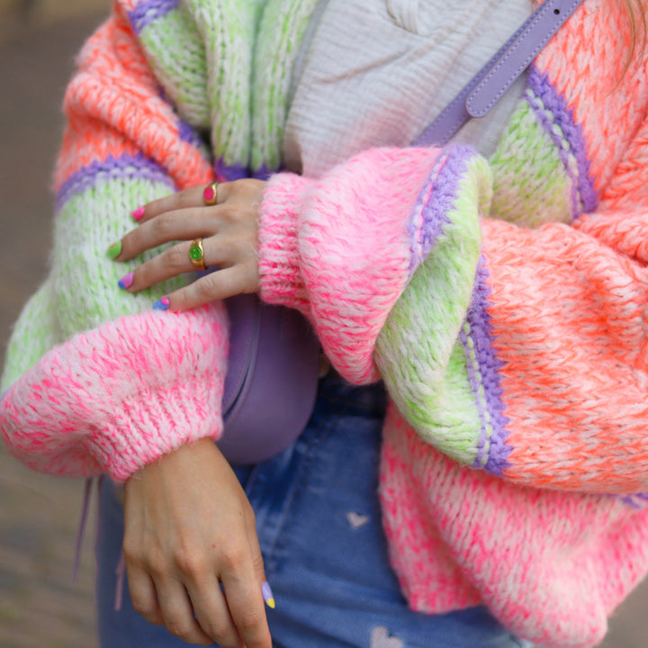 Colourful Striped Cardigan for Women - Livia-State of Style