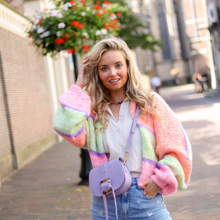 Colourful Striped Cardigan for Women - Livia-State of Style