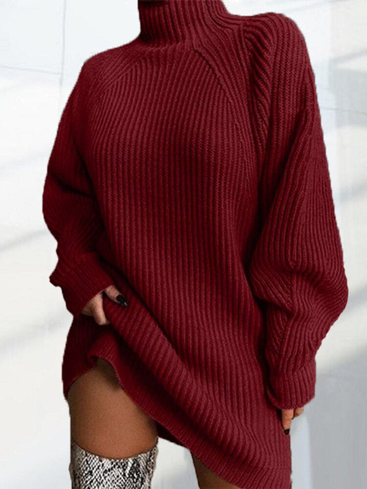 ColSweater | Women's Knitted Sweater-Burgundy-M-State of Style