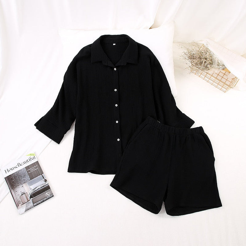 ComfiePyjamas | Pajamas for Women-Black-S-State of Style