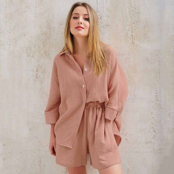 ComfiePyjamas | Pajamas for Women-Light Brown-S-State of Style