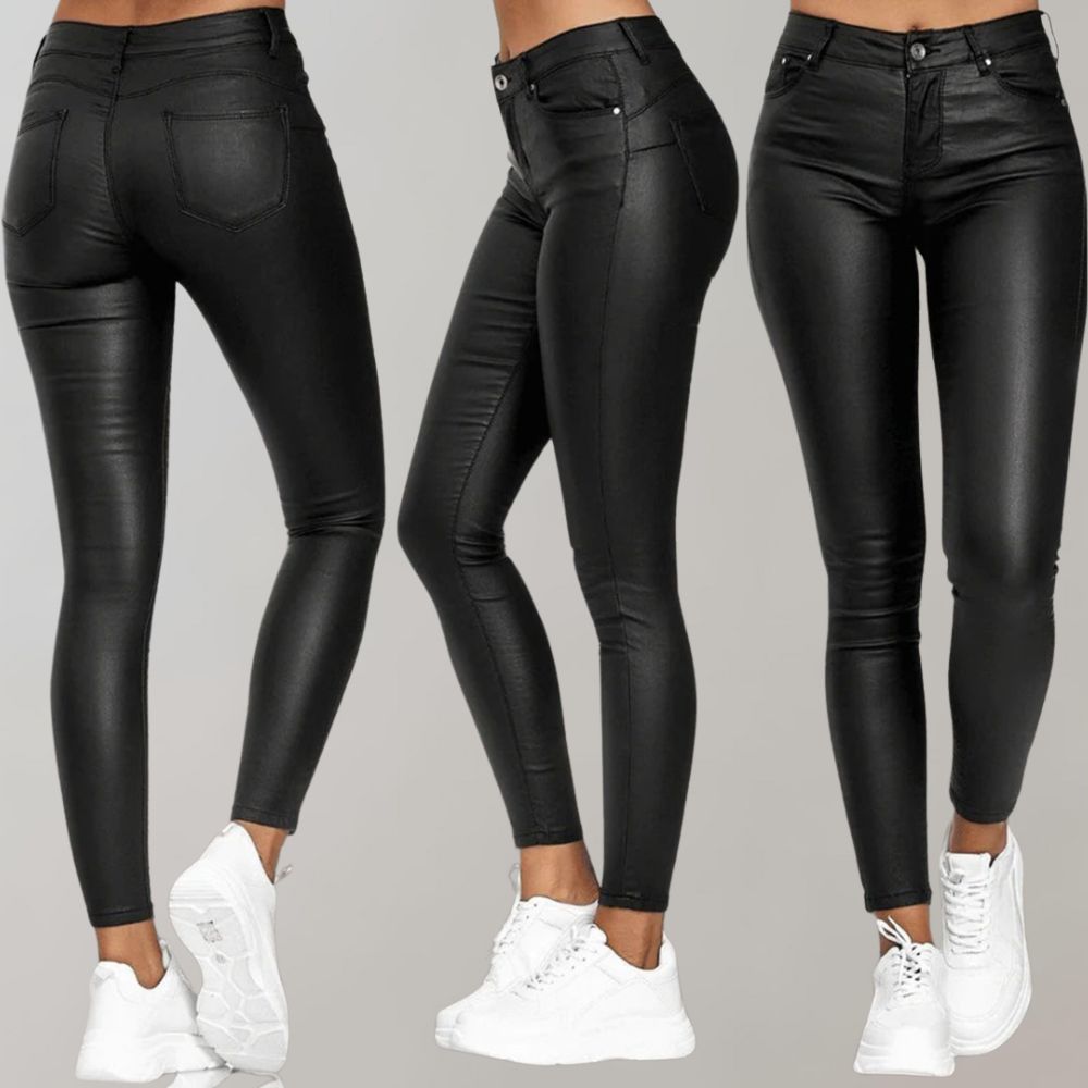Comfort Fit Trousers - Luxura-Black-S-State of Style