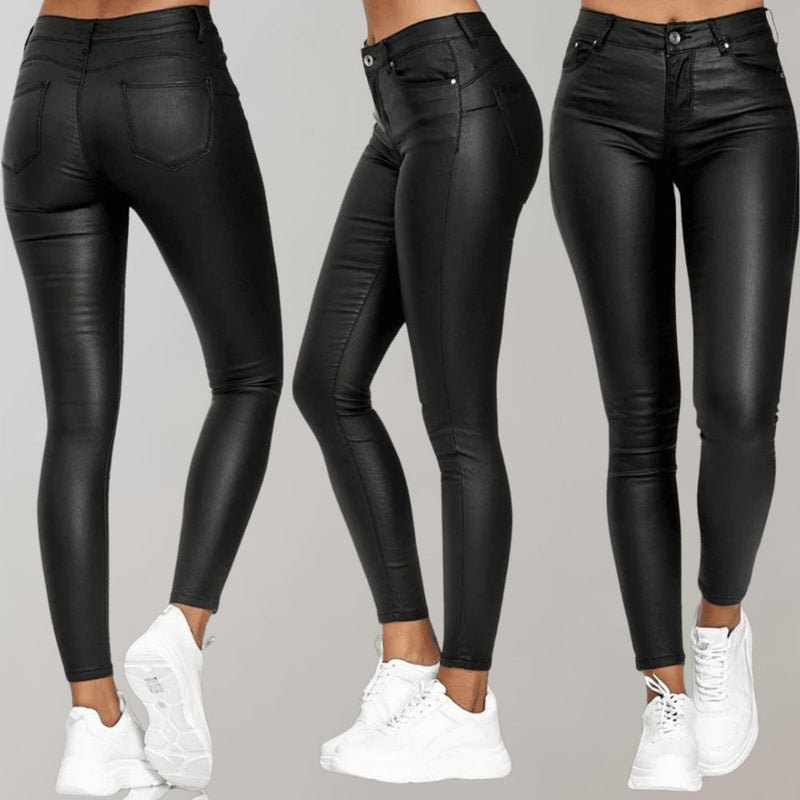 Comfort Fit Trousers - Luxura-Black-S-State of Style