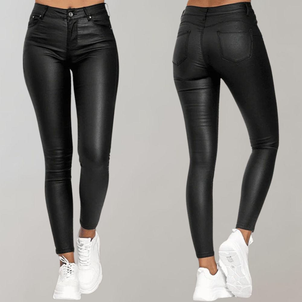 Comfort Fit Trousers - Luxura-Black-S-State of Style
