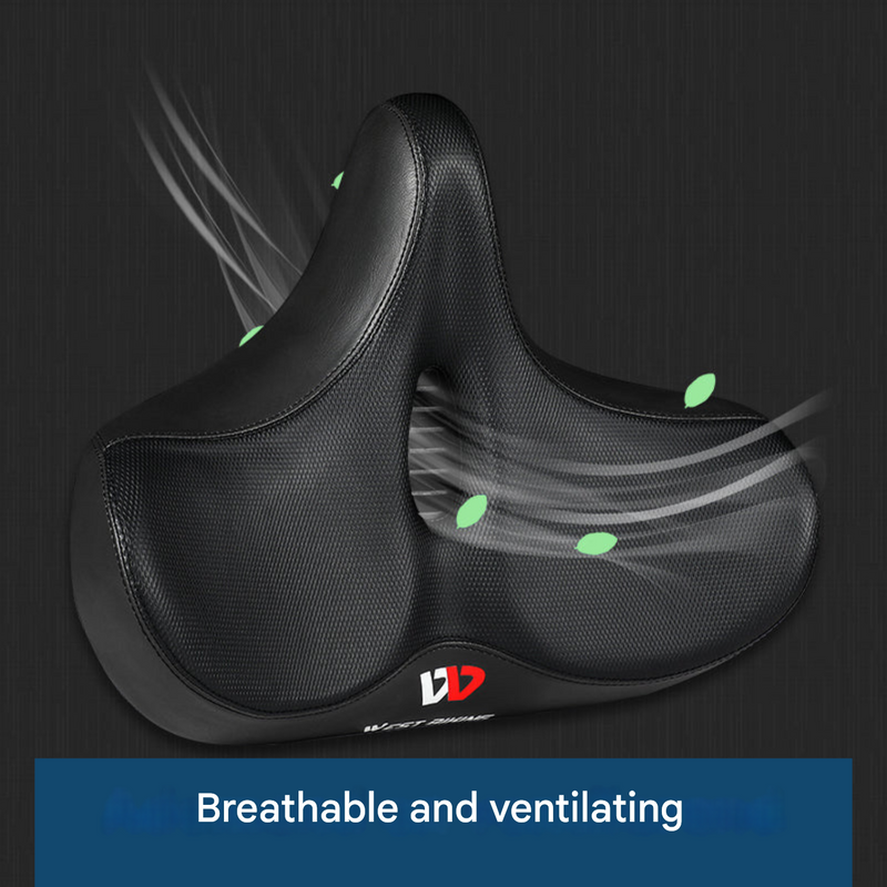 Comfort Gel Bicycle Saddle - BigRide-Black-State of Style