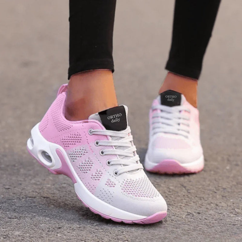 Comfort Orthopaedic Shoes | Support for the Whole Day | Stylish Design-Pink Grey-3.0-State of Style
