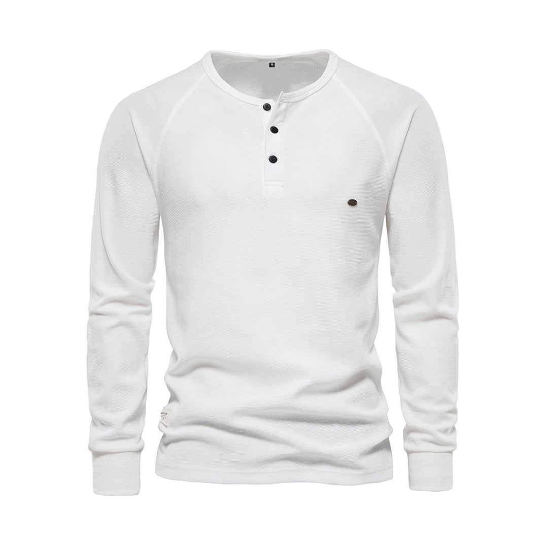 Comfortabele Heren Sweater - Arvid-White-S-State of Style