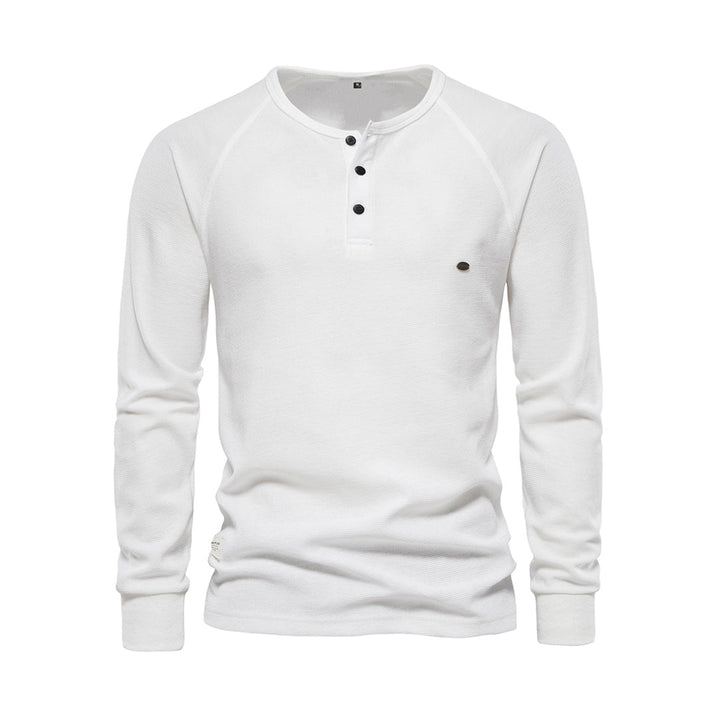 Comfortabele Heren Sweater - Arvid-White-S-State of Style
