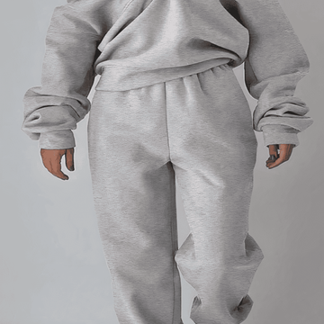 Comfortable 2-Piece Training Set | Elsie Activewear-Gray-S-State of Style
