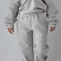 Comfortable 2-Piece Training Set | Elsie Activewear-Gray-S-State of Style