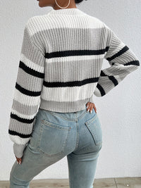Comfortable and Stylish Knitted Jumper - Sienna-Blue-S-State of Style