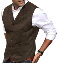 Comfortable and Stylish Men's Waistcoat – Lars-Brown-S-State of Style